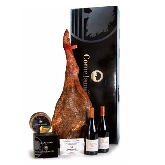 Panier gourmand avec Jambon Reserva